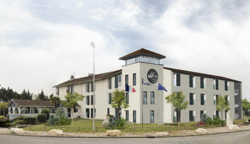 Hotel Wood Inn Bordeaux Aeroport Mérignac Kültér fotó